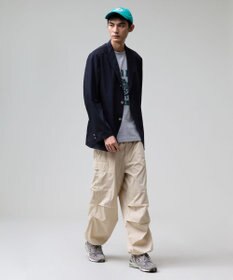 J.PRESS MEN 【J.PRESS ORIGINALS】【UNISEX】Stretch Poplin 3B Blazer / Baggy-Fit