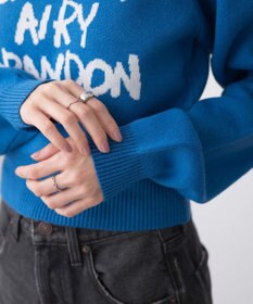 WEGO ジャガードショートニットプルオーバー