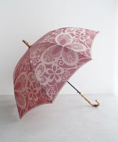 槇田商店 Kirie 蝶々 ワインレッド 長傘
