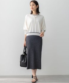 組曲 ドルマンスリーブ7分袖 ニットＴ