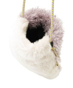 MOONBAT 【ファーバッグ 】2WAYスマートフォンポシェット  フェイクファー