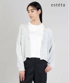 23区 【エステータ】テープヤーン ニットカーディガン