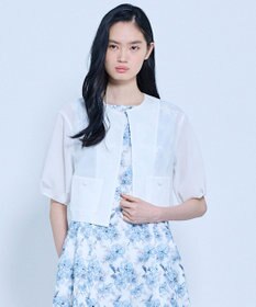 TOCCA 【星風まどかさん着用】LUMINOUS VEIL ジャケット ホワイト系