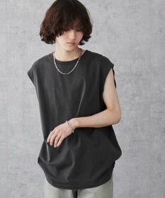 WEGO 【5色3サイズ展開/ユニセックス着用ITEM/洗える/綿100%】スリーブレスコットンT