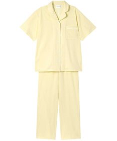 une nana cool 綿混コットンリネン天竺 半袖パジャマ