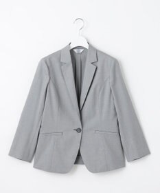 J.PRESS LADIES 【セットアップ対応・洗える・撥水・防汚】コットンFITTYシャーク テーラード ジャケット