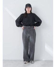 earth music&ecology ピンタックレースブラウス