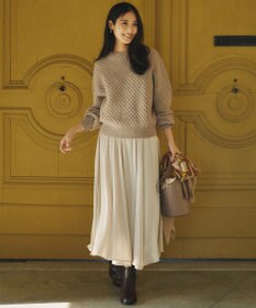 23区 【一部店舗限定/洗える】ハニカム ニット