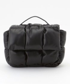 自由区 【カタログ掲載】パディングPU2WAYクラッチ バッグ ブラック