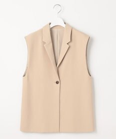 Feroux 【洗える】バックペプラム ジレ