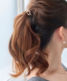 Phoebe 2wayツイストメタルヘアブレス　ピンク