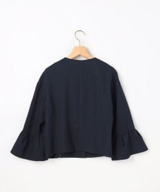 組曲 【WEB限定】ライトリネンライクノーカラー ジャケット