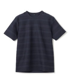 JOSEPH HOMME ジャガードボーダー　クルーネックTシャツ