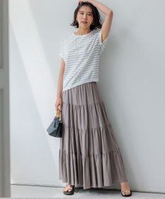 23区 S 【洗える】レーヨンポリエステルストレッチ プルオーバー ラメニット