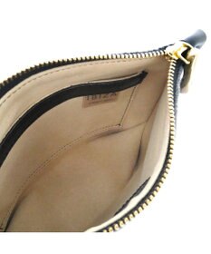 IBIZA プエブロ　ウール/牛革　ポーチ