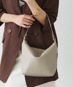 russet ソフトレザーシンプルショルダーバッグ(CE-1328-WEB)