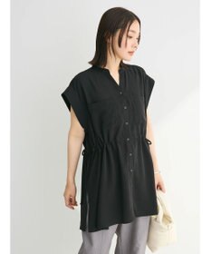 Green Parks ウエストドロストフレンチスリーブチュニック