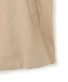 BEIGE， MICA /  リネンブレンドベルト付きジレ