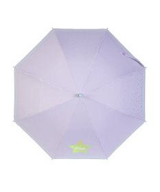 MOONBAT キッズ 晴雨兼用日傘 長傘 ビニール窓 スター 50cm 遮光 遮熱 UV
