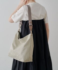 russet ナイロンジャガード2WAYショルダーバッグ(CE-1622)