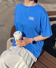 WEGO ヴィンテージライクグラフィックTシャツ