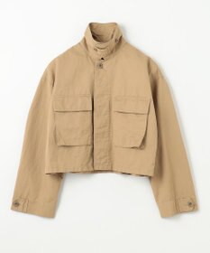 NAVE 【ReNAVE・セットアップ可/洗える】コットンリネンカルゼ ショートジャケット