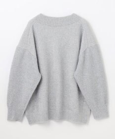 GRACE CONTINENTAL ラメVネックニットトップ