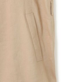 BEIGE， MICA /  リネンブレンドベルト付きジレ