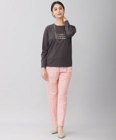 自由区 【洗える】長袖ロゴ Tシャツ