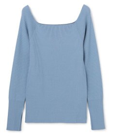 uncrave スムースタッチニット オフショルトップス