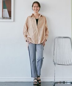 自由区 L 【洗える】リブタンクトップ