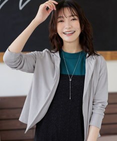 Tiaclasse L 【小倉優子さん着用・洗える・接触冷感・汗ジミ防止】“サマさまカットソー”ハーフスリーブベーシックトップス