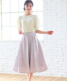 Feroux ブーケスリーブ ニットプルオーバー