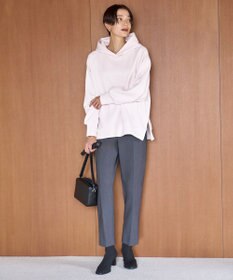 UNFILO L 【洗える】ダブルフェイス サイドZIPフーディ