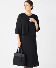 自由区 FORMAL 【洗える】セオアルファバラシャ ウォッシャブル ワンピース