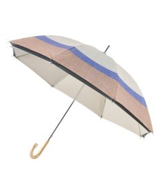 MOONBAT 断熱パラソル 二階建て 晴雨兼用 テクスチャー3ボーダー 日傘 遮熱 遮光 UV