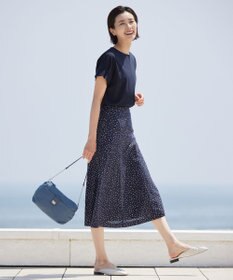 J.PRESS LADIES 【2way】ナイロンギャザー ショルダー バッグ