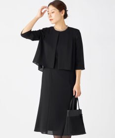 自由区 FORMAL 【洗える】セオアルファバラシャ ウォッシャブル ワンピース