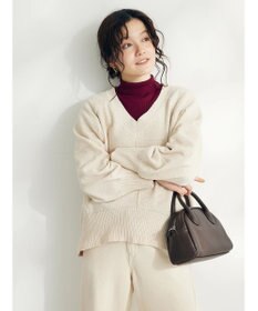 CRAFT STANDARD BOUTIQUE 洗えるコードモールＶネックプルオーバー