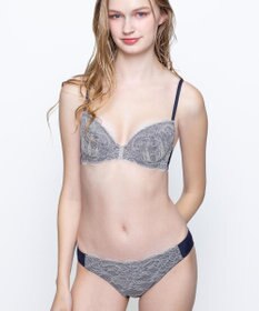 AMPHI ブラジャー ショーツセット まる胸メイク 推し活・推し事応援 Aカップあり 【ブラショーツセット】 上下セット ブラ BBJ201 アンフィ／ワコール