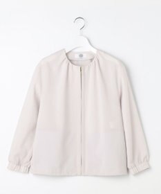 J.PRESS LADIES BREEZE COOL トロ ノーカラー ブルゾン