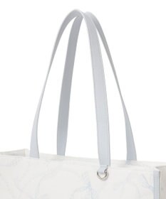 Maison de FLEUR リボンパールプリントマルチポケットトートバッグ