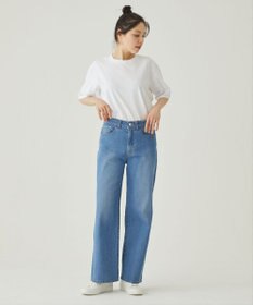 caqu 80's slim baggy バギーフィットワイドデニム