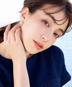 Tiaclasse 【金属アレルギー対応】ウェーブサークルピアス