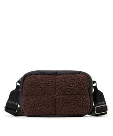 LeSportsac PUFFY CUBE CROSSBODY/ダークチョコレートシェルパ