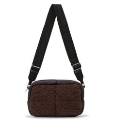 LeSportsac PUFFY CUBE CROSSBODY/ダークチョコレートシェルパ