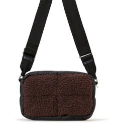 LeSportsac PUFFY CUBE CROSSBODY/ダークチョコレートシェルパ