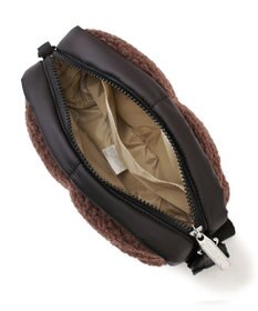 LeSportsac PUFFY CUBE CROSSBODY/ダークチョコレートシェルパ