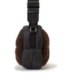 LeSportsac PUFFY CUBE CROSSBODY/ダークチョコレートシェルパ