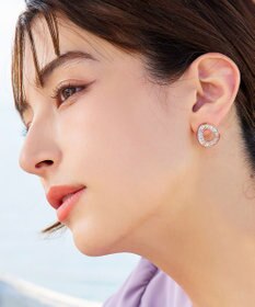 Tiaclasse 【金属アレルギー対応】ウェーブサークルピアス